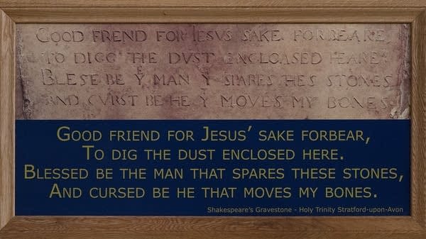 Did someone steal Shakespeare's head? | MPR News