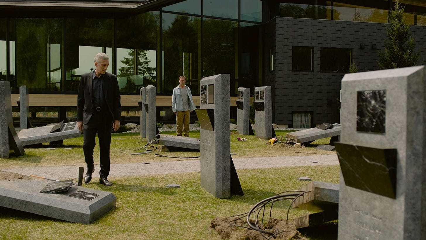 The Shrouds' review: A funny, morbid film about watching the dead decompose  : NPR