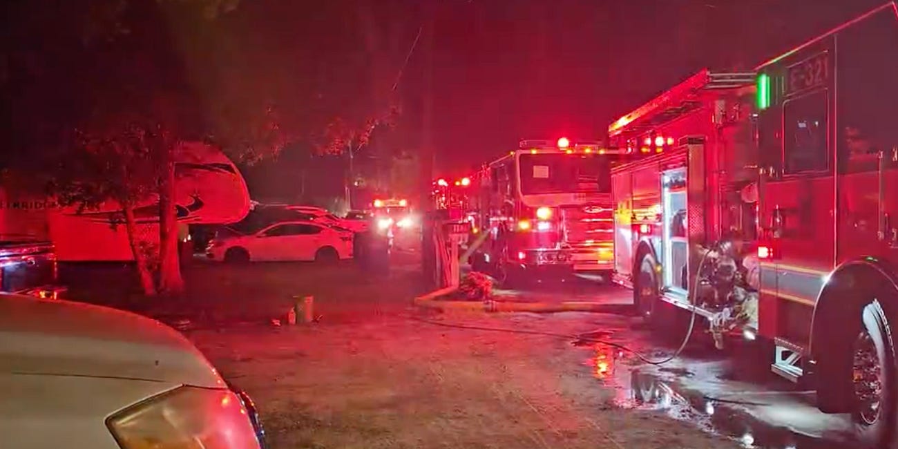 Firefighter and Resident Injured in Bradenton House Fire