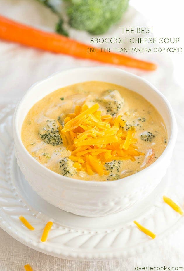 The Best Broccoli Cheese Soup (Better-Than-Panera Copycat) - Make the best soup of your life at home in 1 hour! Beyond words amazing!! The Best Broccoli Cheese Soup (Better-Than-Panera Copycat) - Make the best soup of your life at home in 1 hour! Beyond words amazing!!