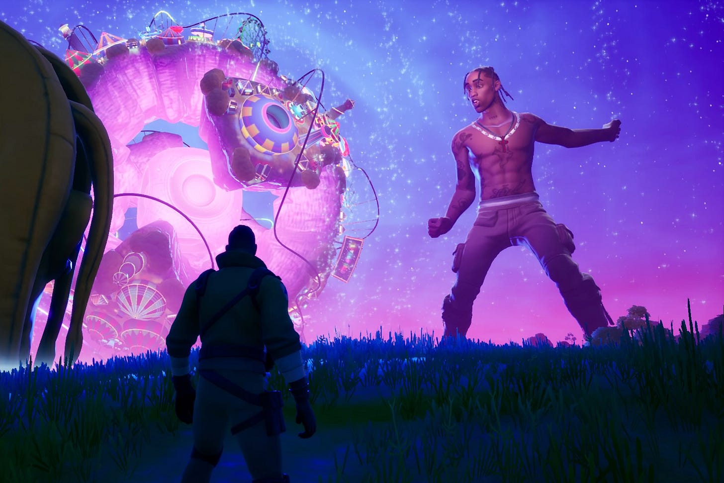 Travis Scott's 'Astronomical' Fortnite Event Was⦠Overwhelming ... Travis Scott's 'Astronomical' Fortnite Event Was⦠Overwhelming ...