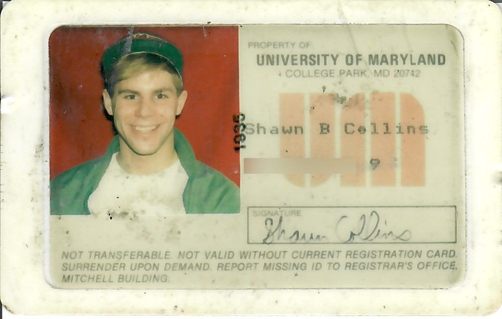 Shawn Collins, University of Maryland freshman Shawn Collins, University of Maryland freshman