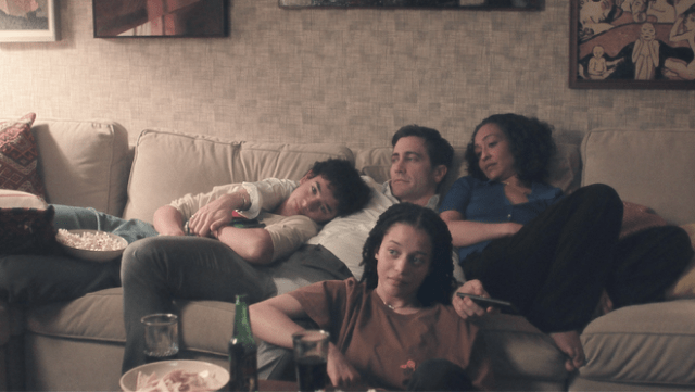 Jake Gyllenhaal, Ruth Negga, Chase Infiniti and Kingston Rumi Southwick star in “Presumed Innocent,” premiering June 12, 2024 on Apple TV+.