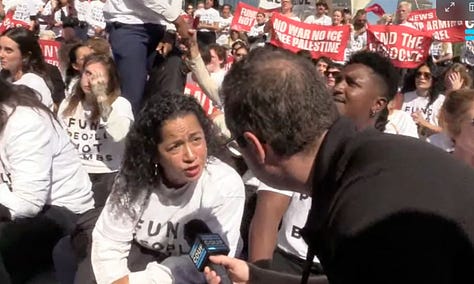 Photos from NYC where hundreds protested Israeli Prime Minister Benjamin Netanyahu's speech before the United Nations General Assembly on Sept. 24, 2026. (Source: Jon Farina)