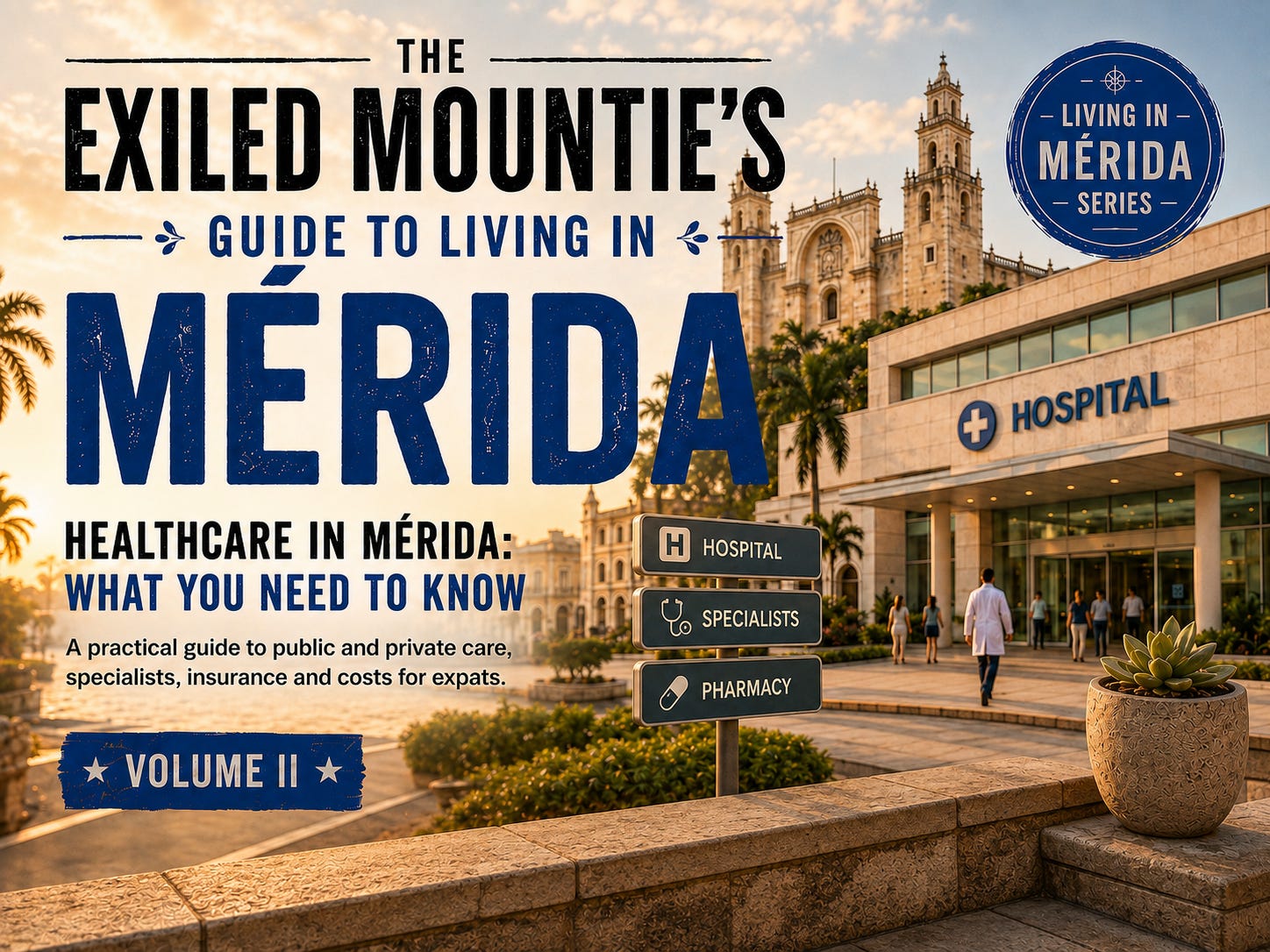 Healthcare in Mérida field note artwork from Exiled Mountie