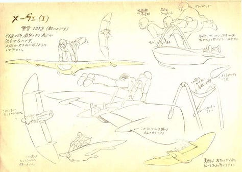 Hayao Miyazaki's Sketches