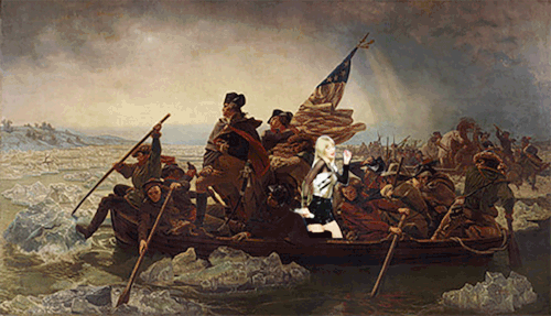 It's the 240th anniversary of George Washington crossing the... on Make a GIF It's the 240th anniversary of George Washington crossing the... on Make a GIF
