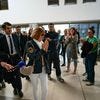 Gisèle Pelicot thanks the public, in the lost steps room of the Avignon judicial court (Vaucluse), on September 23, 2024. (CHRISTOPHE SIMON / AFP) Gisèle Pelicot thanks the public, in the lost steps room of the Avignon judicial court (Vaucluse), on September 23, 2024. (CHRISTOPHE SIMON / AFP)