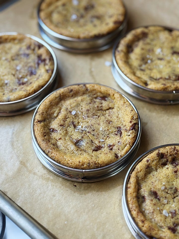 thick chocolate chunk cookies