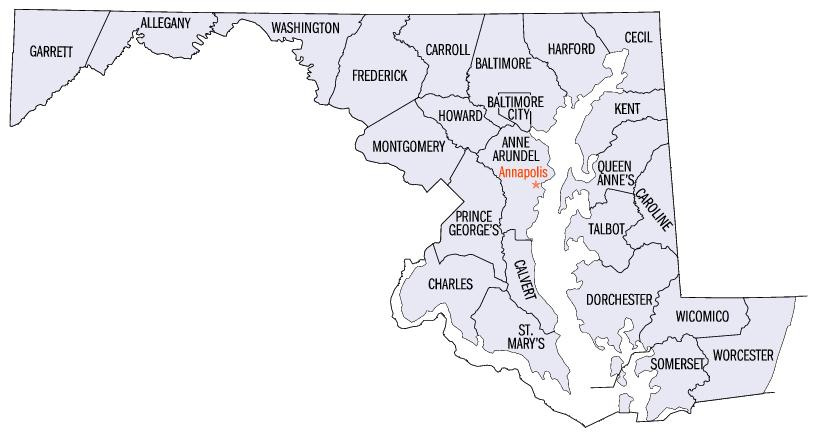 List of counties in Maryland - Wikipedia