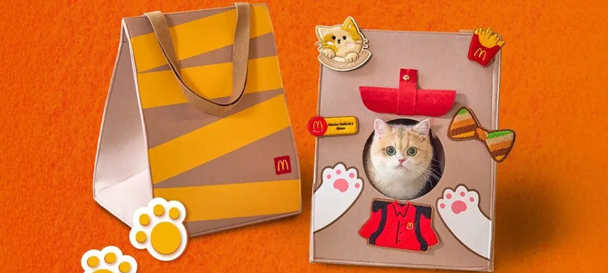 McDonald's lanza un adorable transportín para gatos