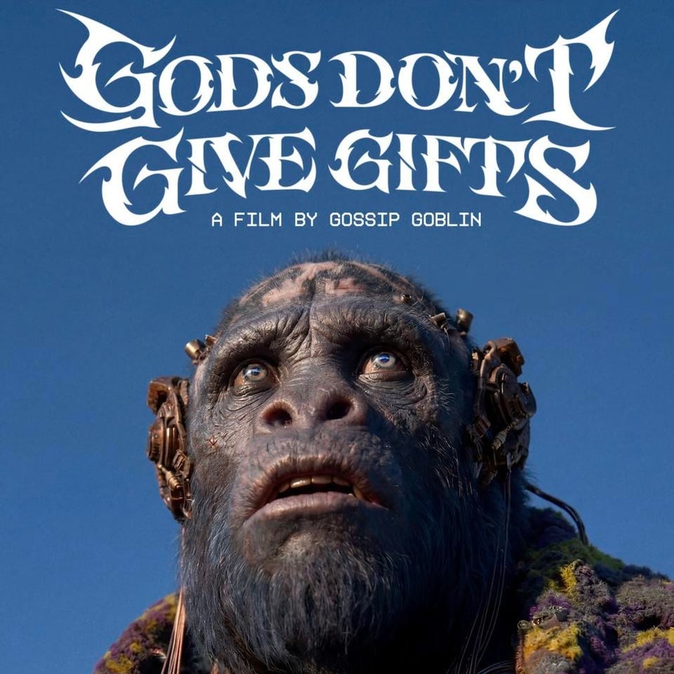 Memia #2026.40: Gods don’t give gifts👹 🎬 griffin🙎 gemini 4♊🔐 le chonk🇫🇷🥖 protein watermarking🧬🔏 mirror particle🪞🧠 AI red phone🚨📞 dark posthumanism🦑🌑 open USD💵🌐 olmo-core 3⚡🔓