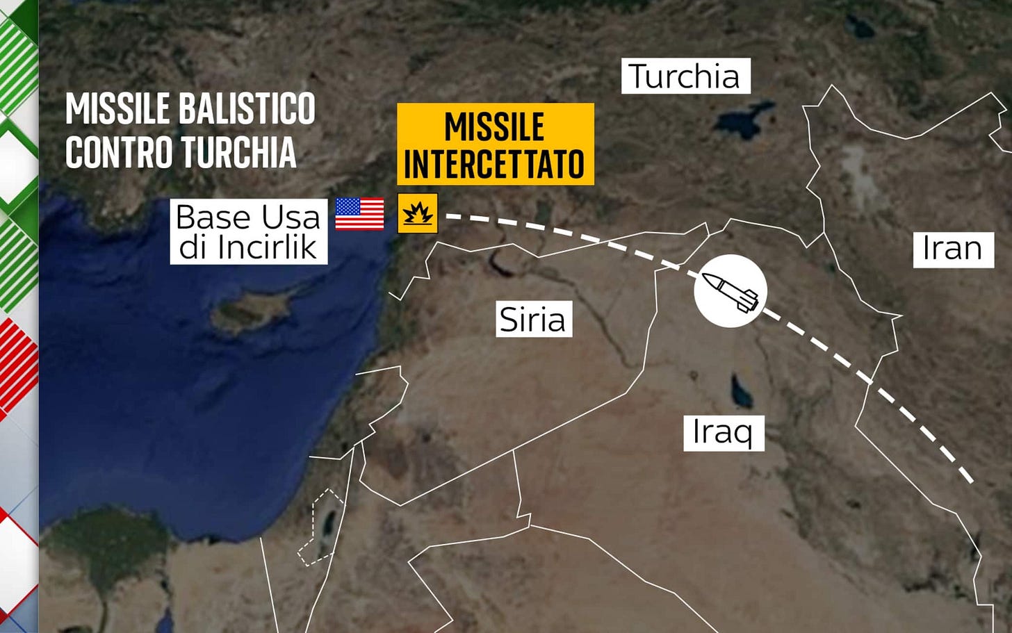 Missile iraniano contro la Turchia abbattuto dalla Nato: cos'è successo e le reazioni | Sky TG24 Missile iraniano contro la Turchia abbattuto dalla Nato: cos'è successo e le reazioni | Sky TG24