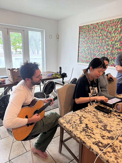 Family Dinner, Musical Breakfast, and Lightning Talks