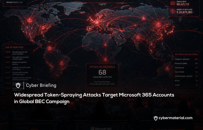 Token-Spraying Campaign Aims at Microsoft 365