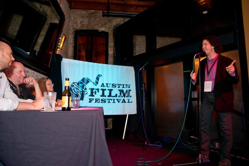 Jim Picariello at the Pitch Finals - Photo By Arnold Wells