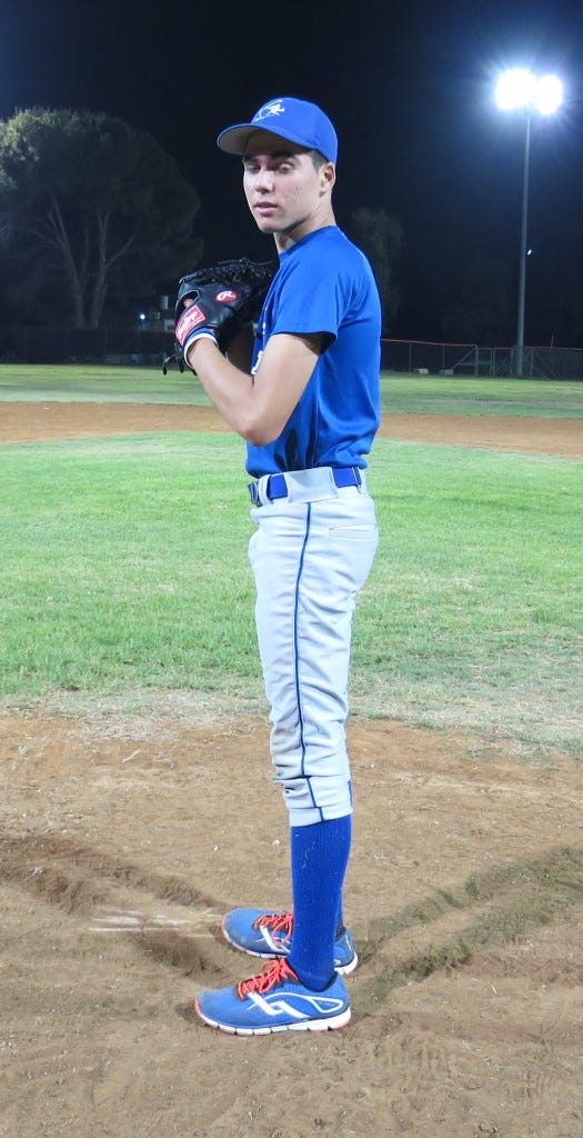 Ofer Bobrov. 15 years-old. RHP/OF. Misgav.