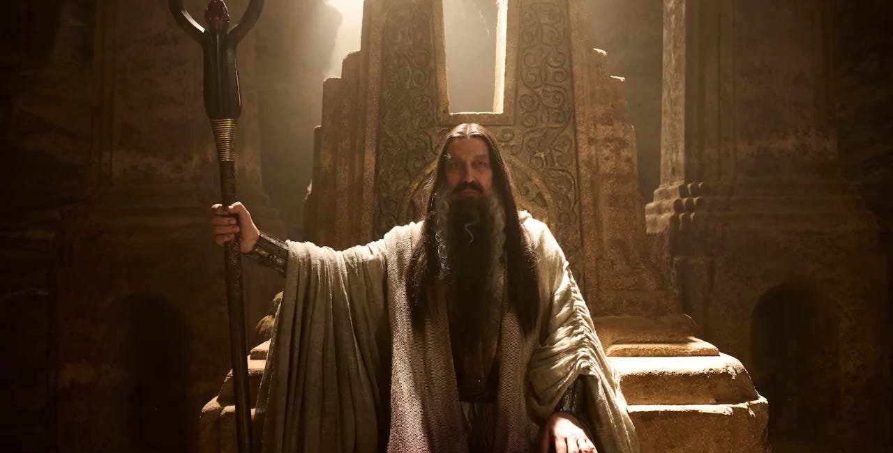Rumor: Ciarán Hinds' Dark Wizard In 'The Rings Of Power' Will Be Revealed As A Blue Wizard