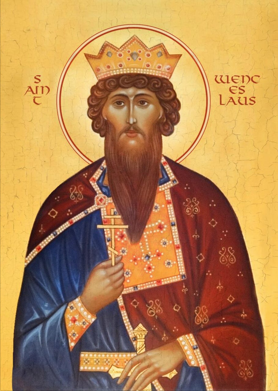 Icon of St. Wenceslaus the Martyr - (1WE10)