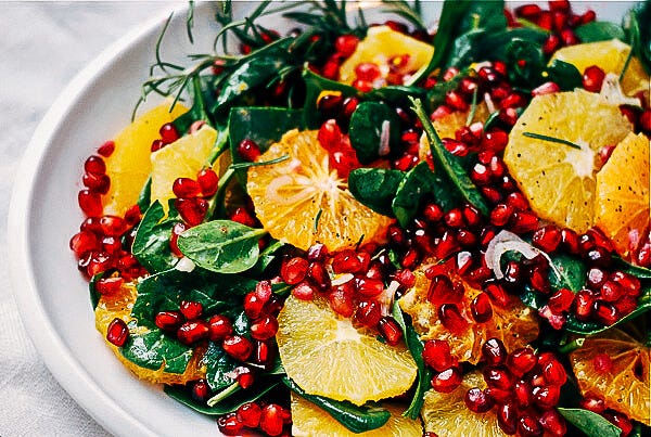 orange and pomegranate salad // brooklyn supper orange and pomegranate salad // brooklyn supper
