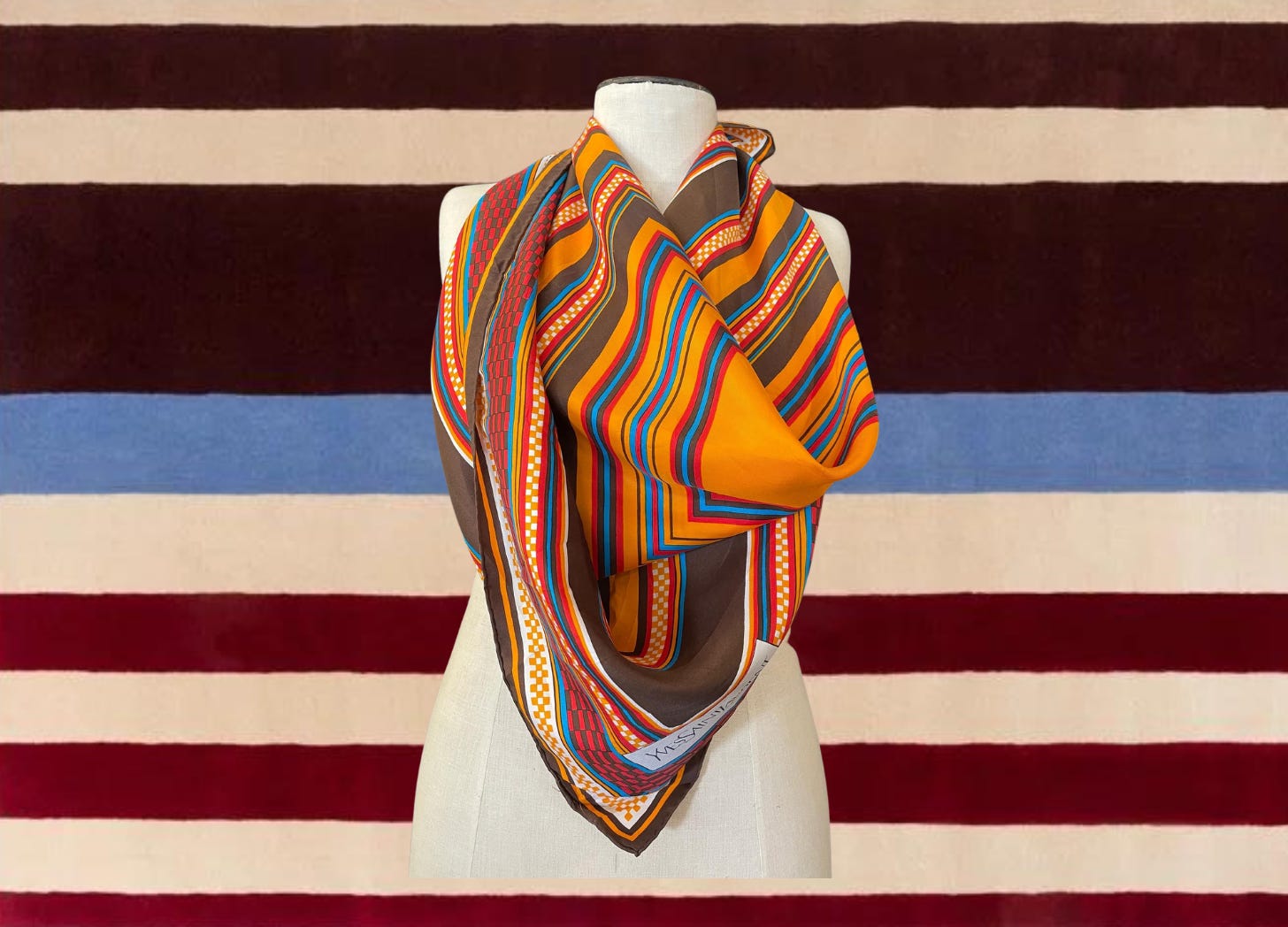 A Gorgeous Round-Up of Vintage Silk Scarves