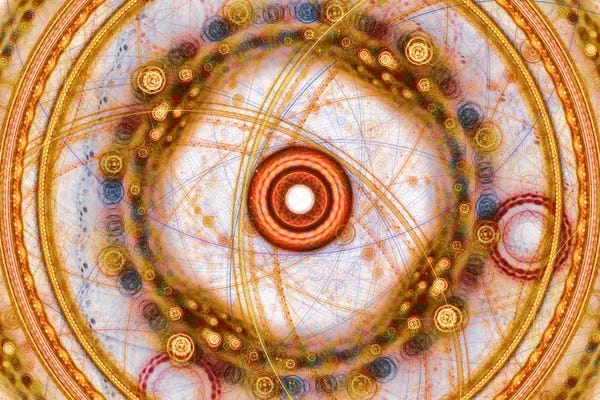 An abstract fractal illustration