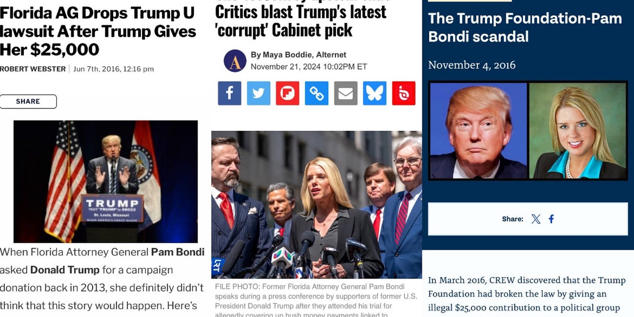 Pam Bondi: Pfizer’s Favorite Blonde with a Badge