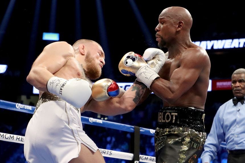 McGregor vs Mayweather generated 4.3million pay-per-view buys and more than $500m of total revenue McGregor vs Mayweather generated 4.3million pay-per-view buys and more than $500m of total revenue