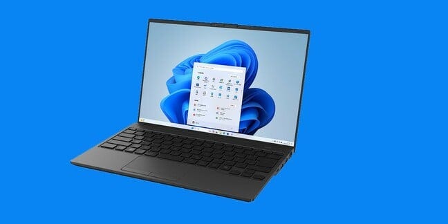 Fujitsu's FMV Zero, claimed to be the world's lightest laptops