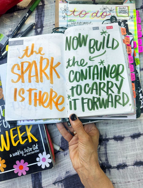 Now build the container to carry it forward! #hobonichicousin 