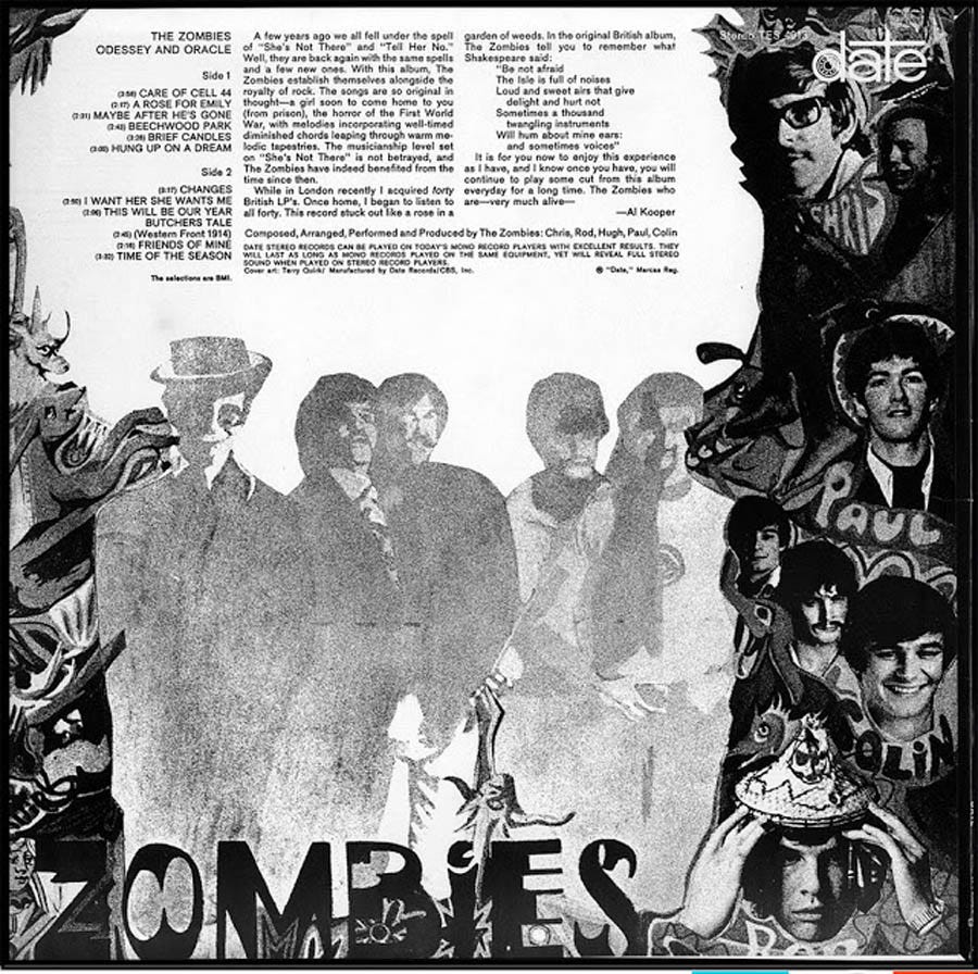 the zombies odessey and oracle back