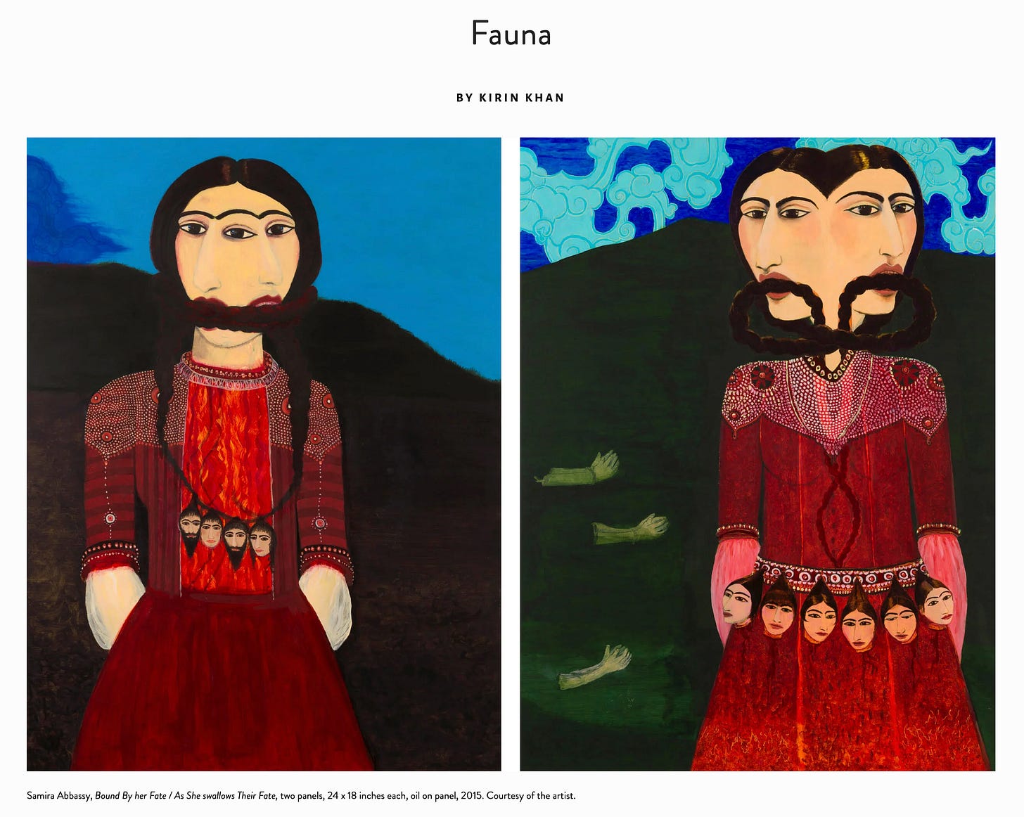 Image by Samira Abbassy, Bound by her Fate