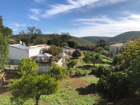 Our yoga studio and guesthouse in the Algarve
