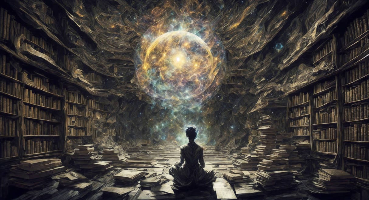 The Great Librarian with Infinite Knowledge by PhullySick on DeviantArt