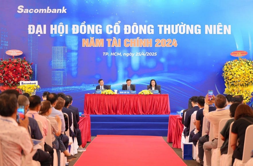 Đại hội đồng cổ đông Sacombank: Lợi nhuận tiếp đà tăng tốc, cổ tức sắp tái xuất sau 9 năm Đại hội đồng cổ đông Sacombank: Lợi nhuận tiếp đà tăng tốc, cổ tức sắp tái xuất sau 9 năm