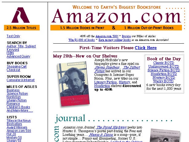 30 Years of Amazon.com Website Design History - 34 Images - Version Museum 30 Years of Amazon.com Website Design History - 34 Images - Version Museum