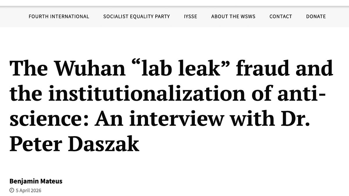 Trotskyites and The Wuhan Lab Leak