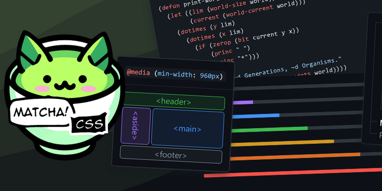 GitHub - lowlighter/matcha: 🍵 Drop-in semantic styling library in ...