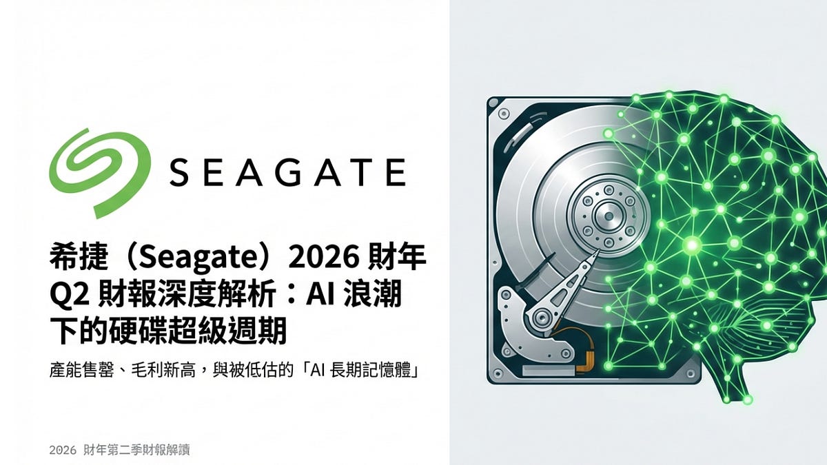 EPS概論 改訂第二版 STX | Seagate Technology 2026 財報第二季亮點