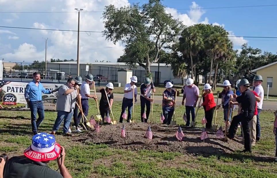 City of Palmetto Breaks Ground on Patriot Park Community Recreation Project