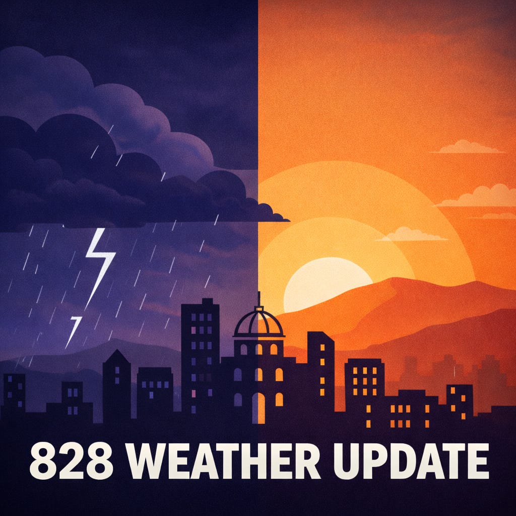 828 Weather Update logo