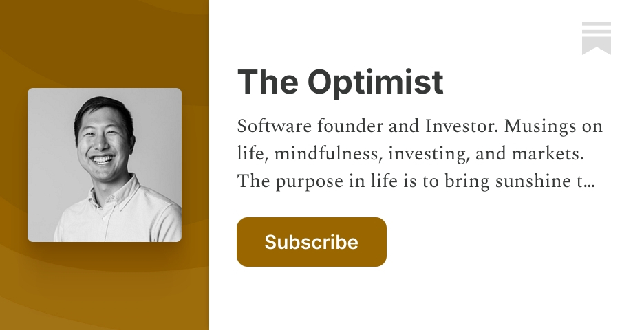 The Optimist | Jon Ma | Substack