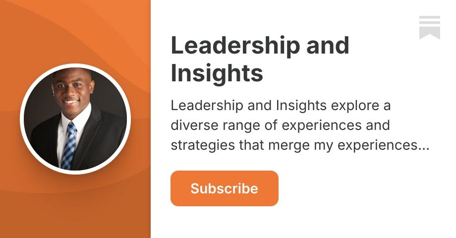 Leadership and Insights | Tavoy Barrett | Substack