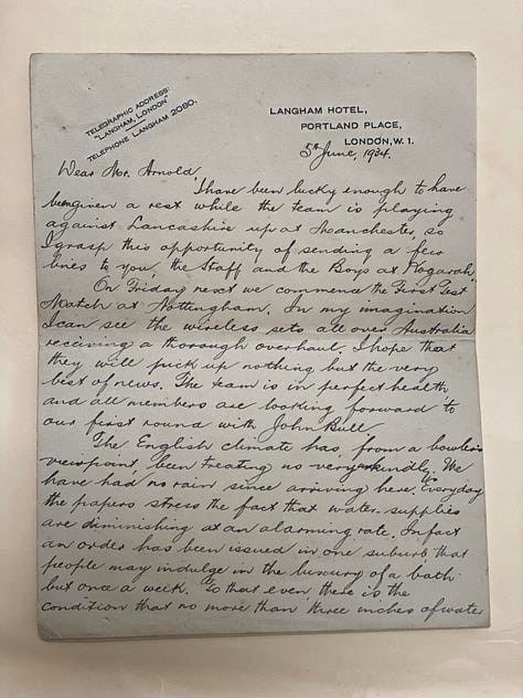 Bill O'Reilly's letter to Edwin Charles Arnold