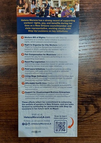 Helena's Step Up specific push card