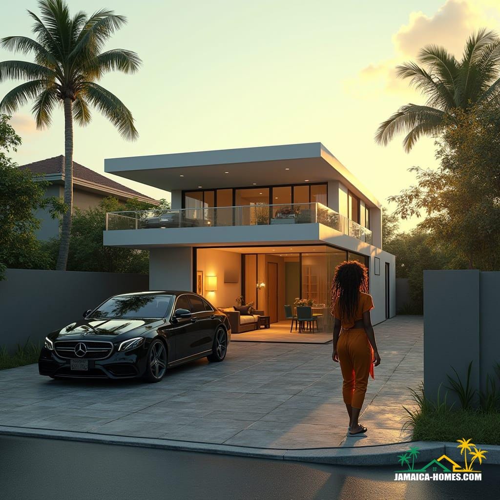 Kingston Container Home with Car and Person