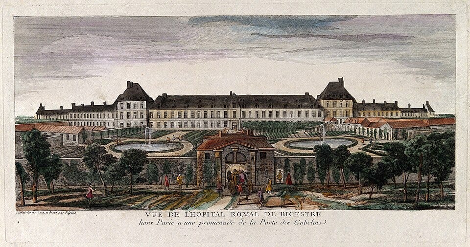 File:Hôpital Royal de Bicêtre, Paris; panoramic view with gardens Wellcome V0014292.jpg File:Hôpital Royal de Bicêtre, Paris; panoramic view with gardens Wellcome V0014292.jpg