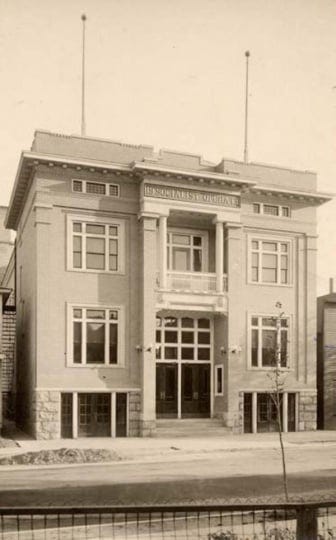 Exterior view of the Socialist Opera building in Virginia, Minnesota. Exterior view of the Socialist Opera building in Virginia, Minnesota.