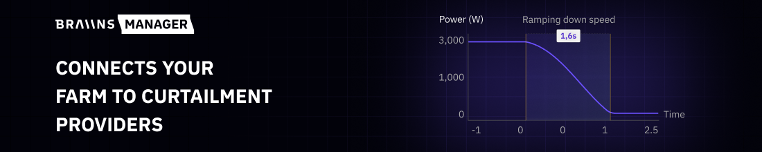 Braiins Manager connects your farm to curtailment providers, so you earn from demand response Braiins Manager connects your farm to curtailment providers, so you earn from demand response