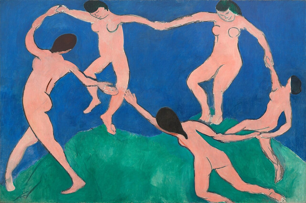 Henri Matisse, La Danse, 1909 Henri Matisse, La Danse, 1909